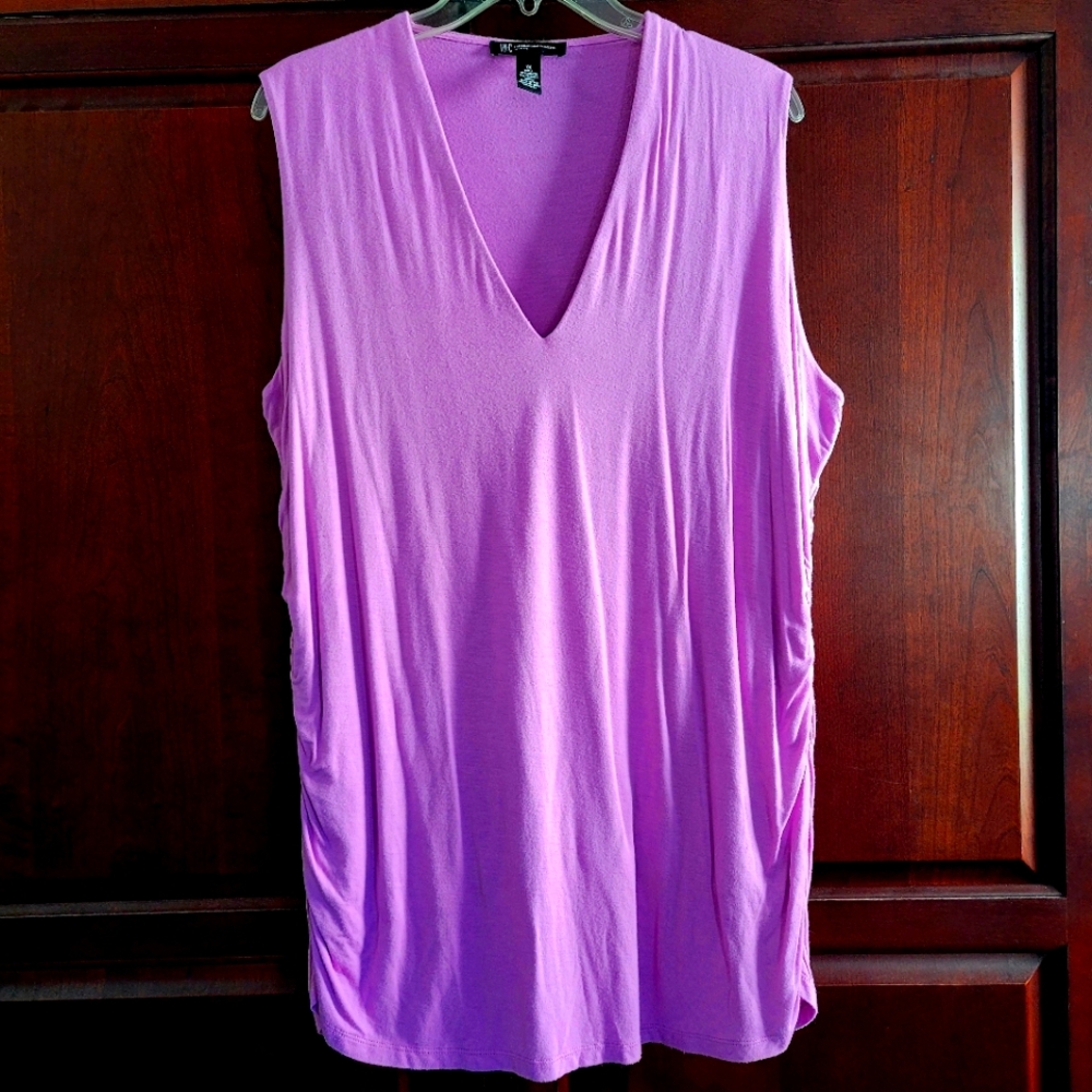 Gently Used INC Ruched Sleeveless Tunic